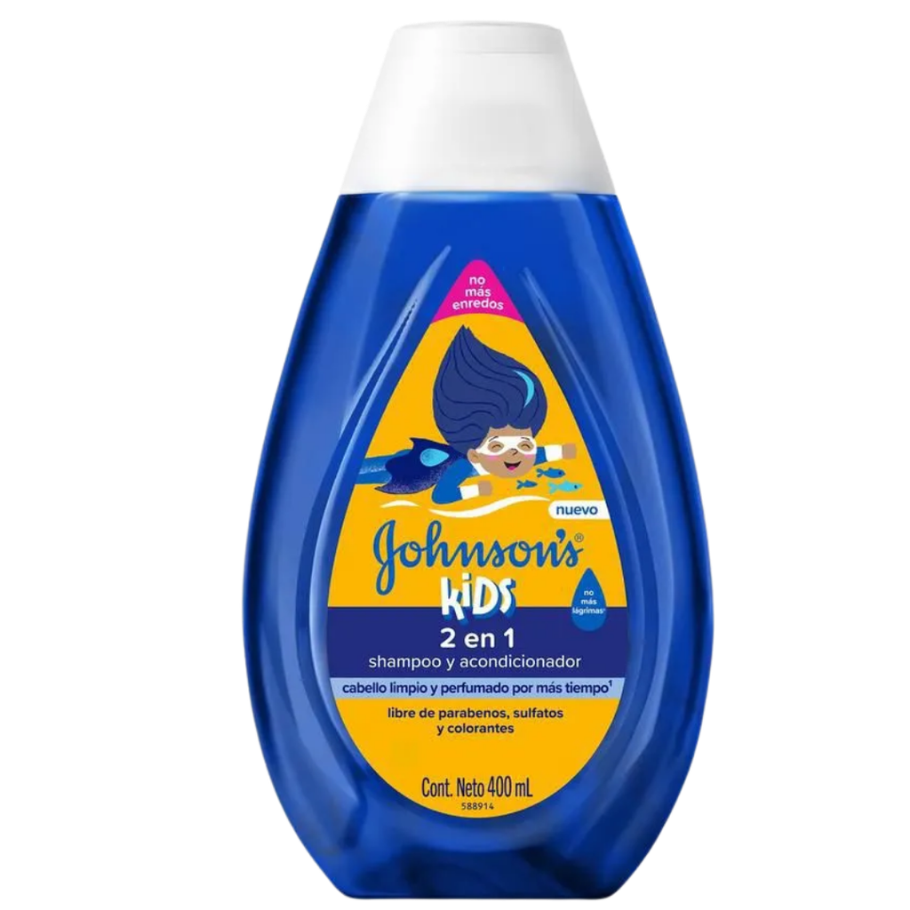 Shampoo y Acondicionador 2 en 1 Johnsons Kids x 400ml