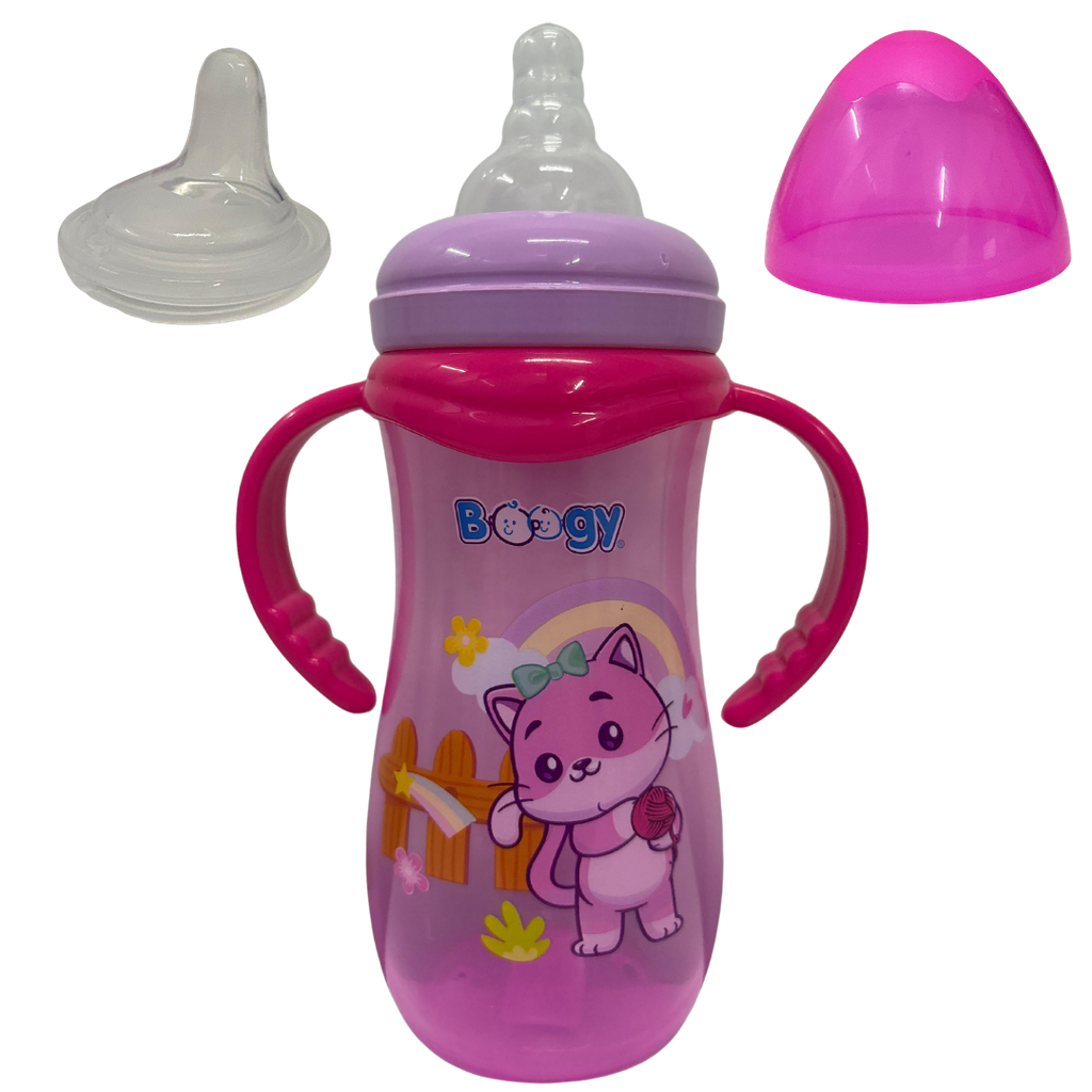 [5397] ACC Tetero 12onz B12301 3+ Gata Fucsia