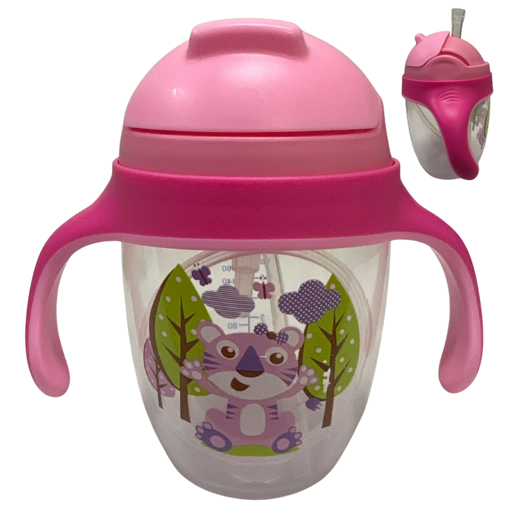 ACC Vaso Pitillo 8onz MQ3-1 0+ Tigre Rosado