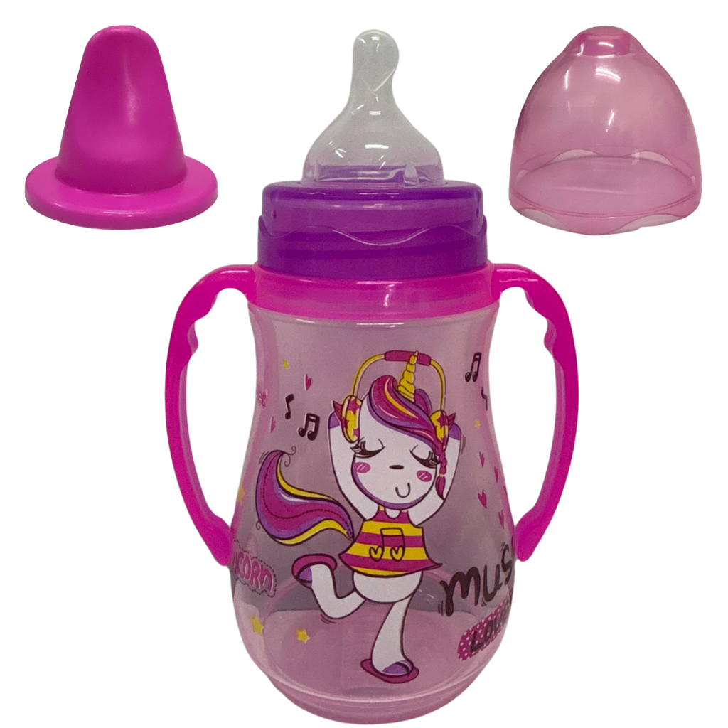 [5436] ACC Tetero 10onz GB0602 3+ Unicornio Fucsia