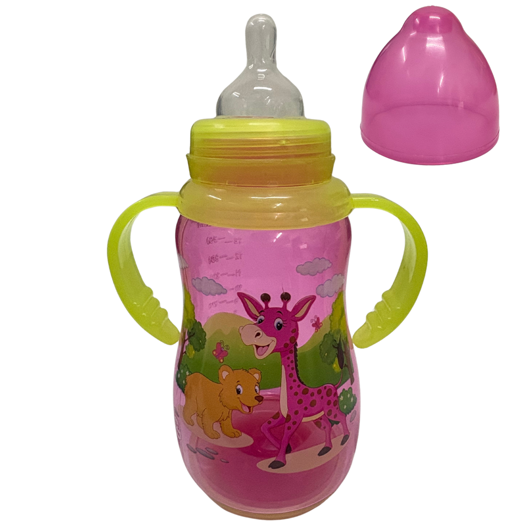 ACC Tetero 15onz BIP1479 Jirafa Amarillo/Fucsia