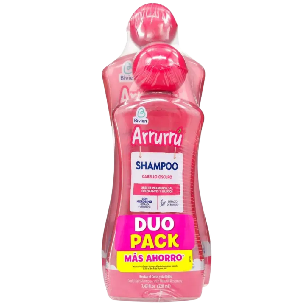 Shampoo Arruru Romero Cabello Oscuro 400ml + 220ML OFERTA
