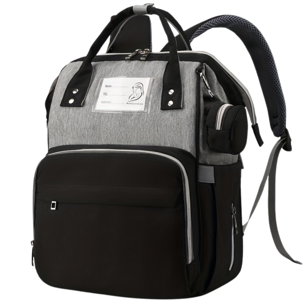 [5464] ACC Pañalera con cambiador - USB 8023 Negro
