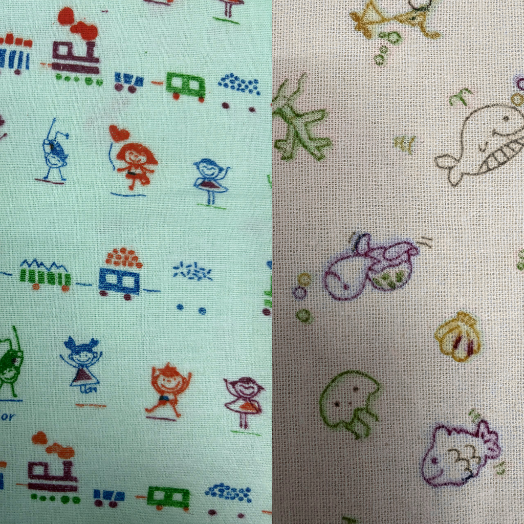 R-ecu Pañal de Tela Estampado x1 Colores Surtidos 75x45cm Niño