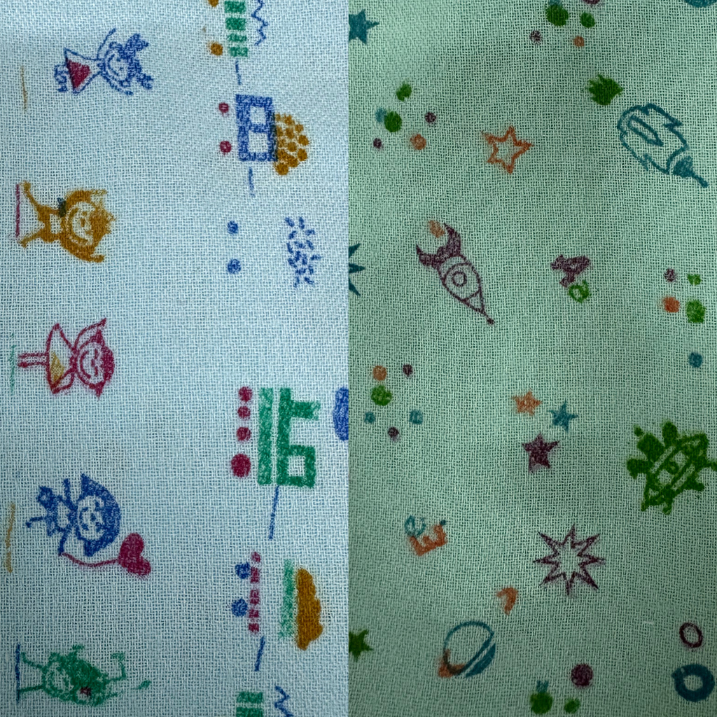 R-ecu Pañal de Tela Estampado Ojo Pescado x1 Colores Surtidos 74x45cm Niño