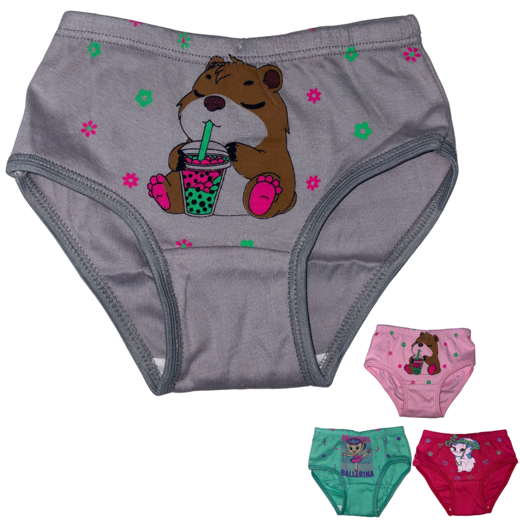 R-ecu Calzon Niña Colores Surtido Talla: 4