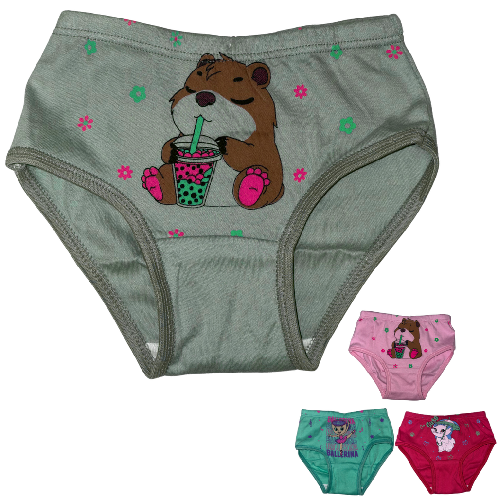 R-ecu Calzon Niña Colores Surtido Talla: 6
