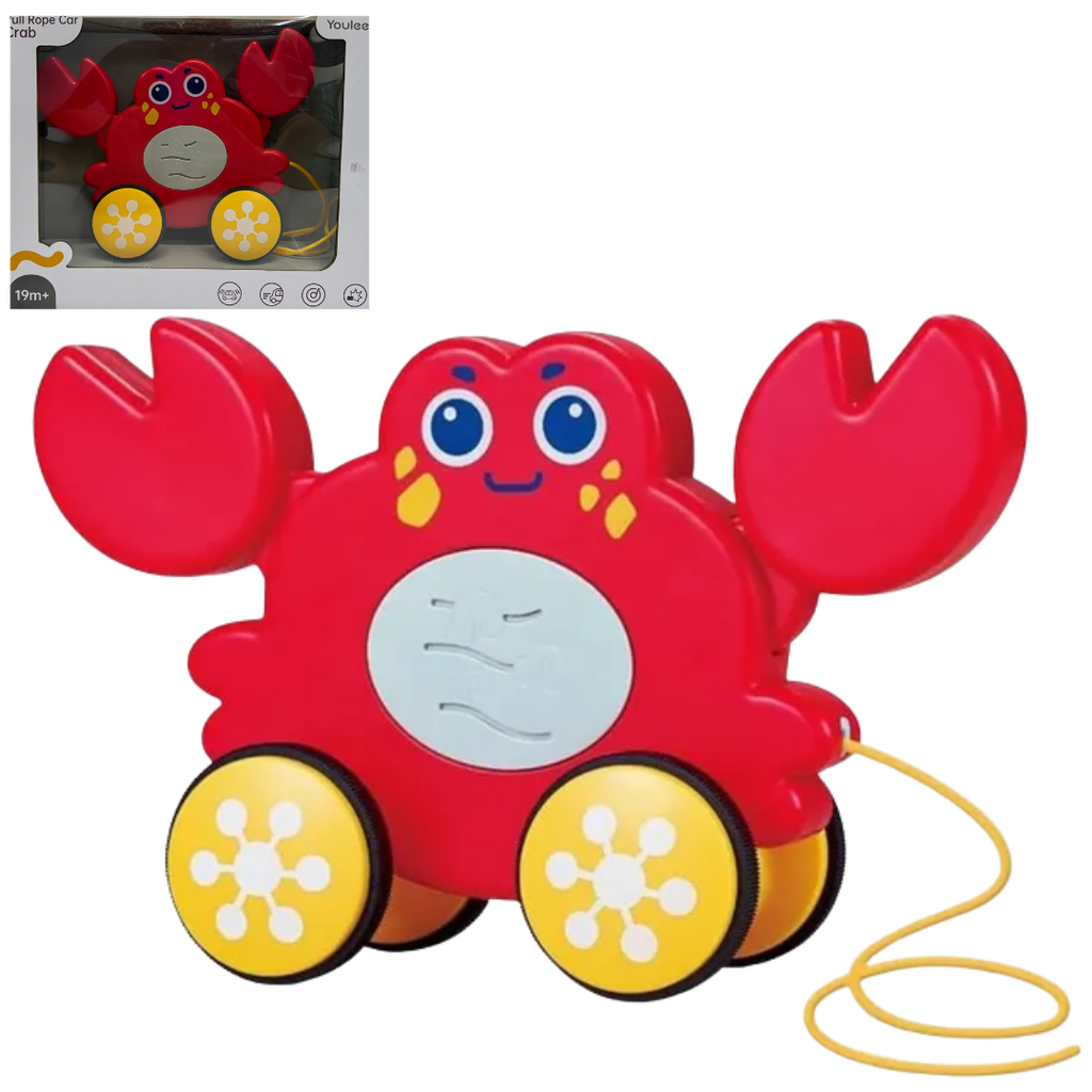 [5515] ACC Juguete de Arrastre 63503 19m+ Cangrejo Rojo