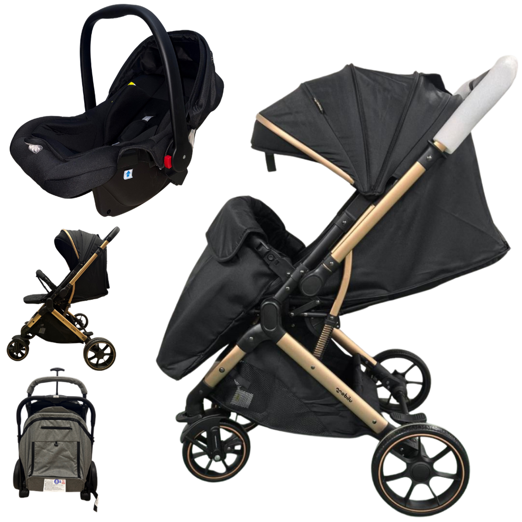 [5574] ACC Coche Maleta + Silla Carro COVA3 Negro