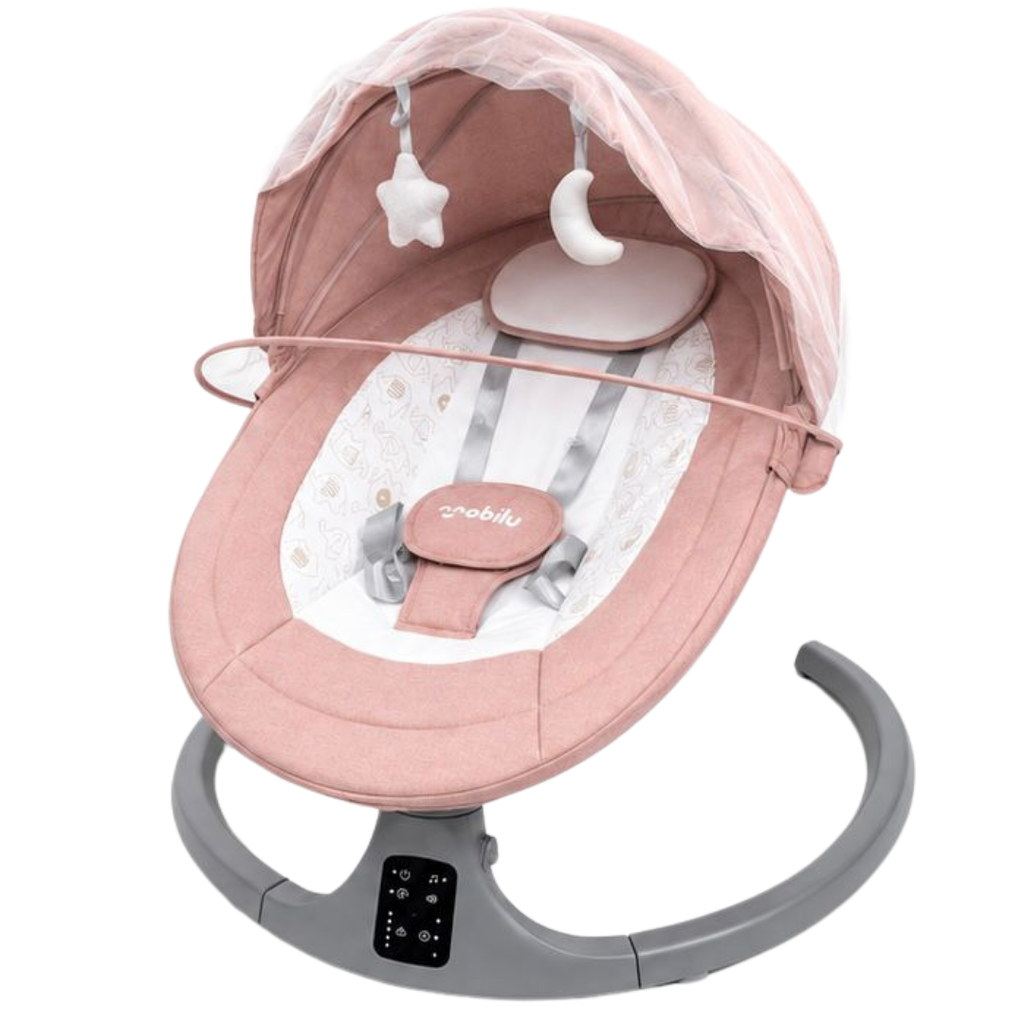 [5556] ACC Silla Mecedora Control Musical Con Movimiento OPUS1 Rosado