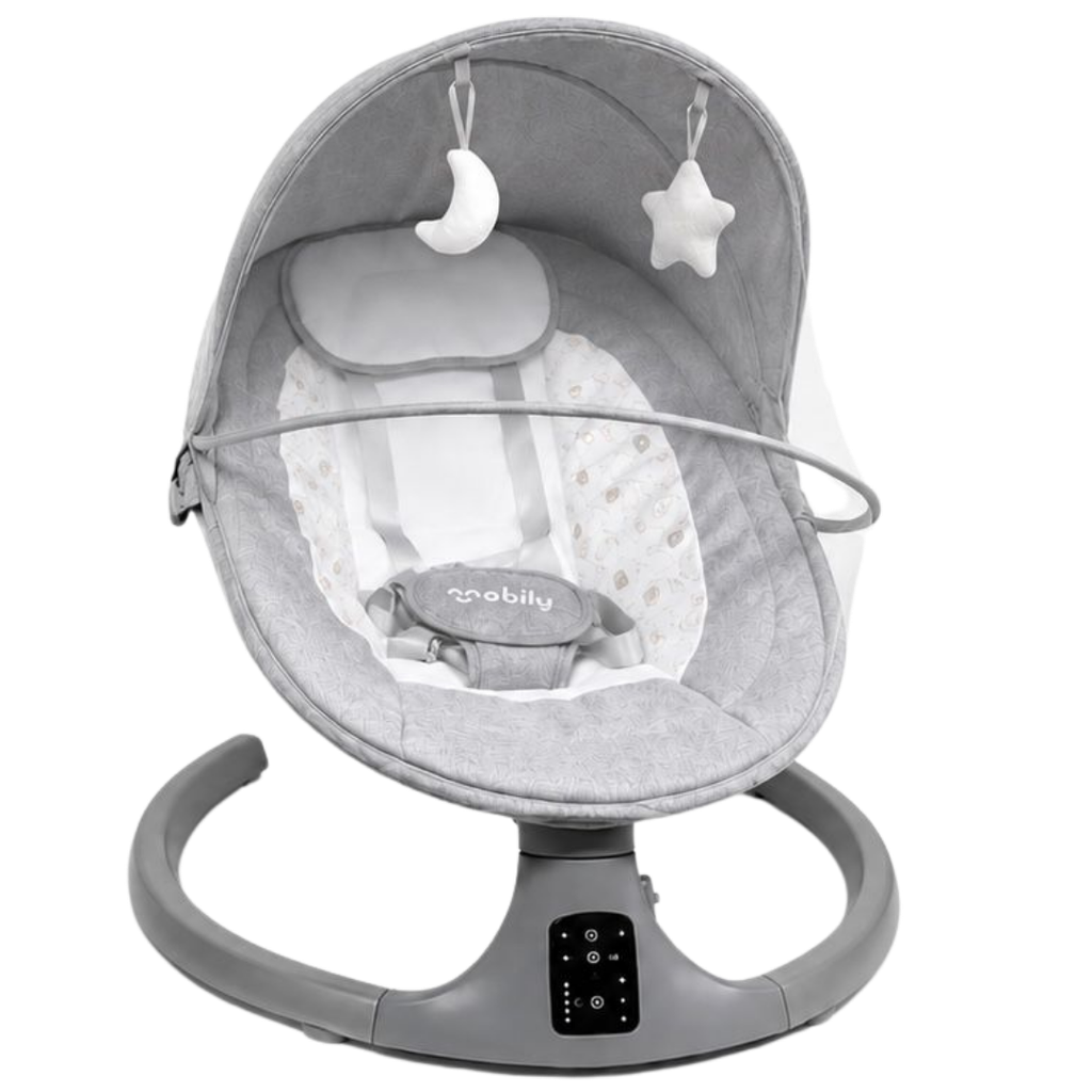 ACC Silla Mecedora Control Musical Con Movimiento OPUS6L Gris Claro