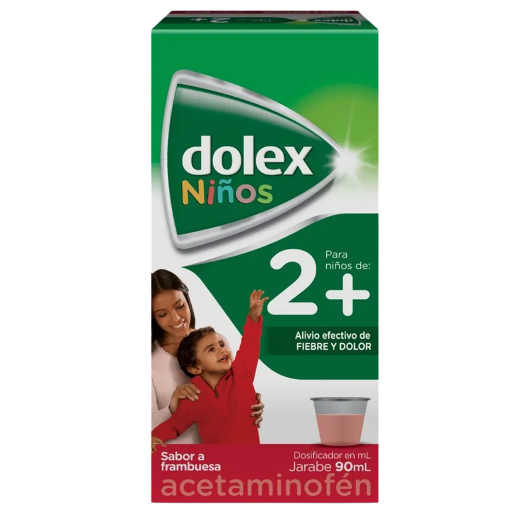 [5614] Dolex Niños 2+ (acetaminofén) Jarabe 90ml