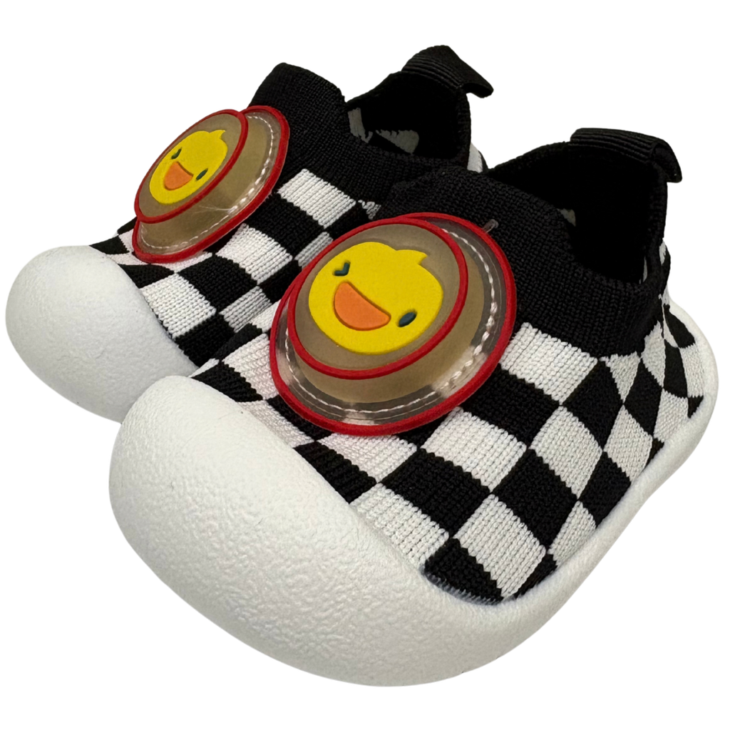 ACC Media Zapato GOH160 11.5cm Pato Cuadros Negro