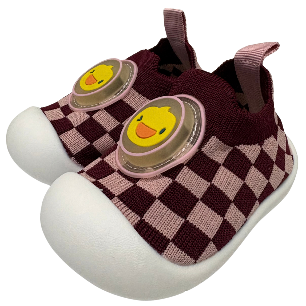 [5633] ACC Media Zapato GOH160 12.5cm Pato Cuadros Palo Rosa