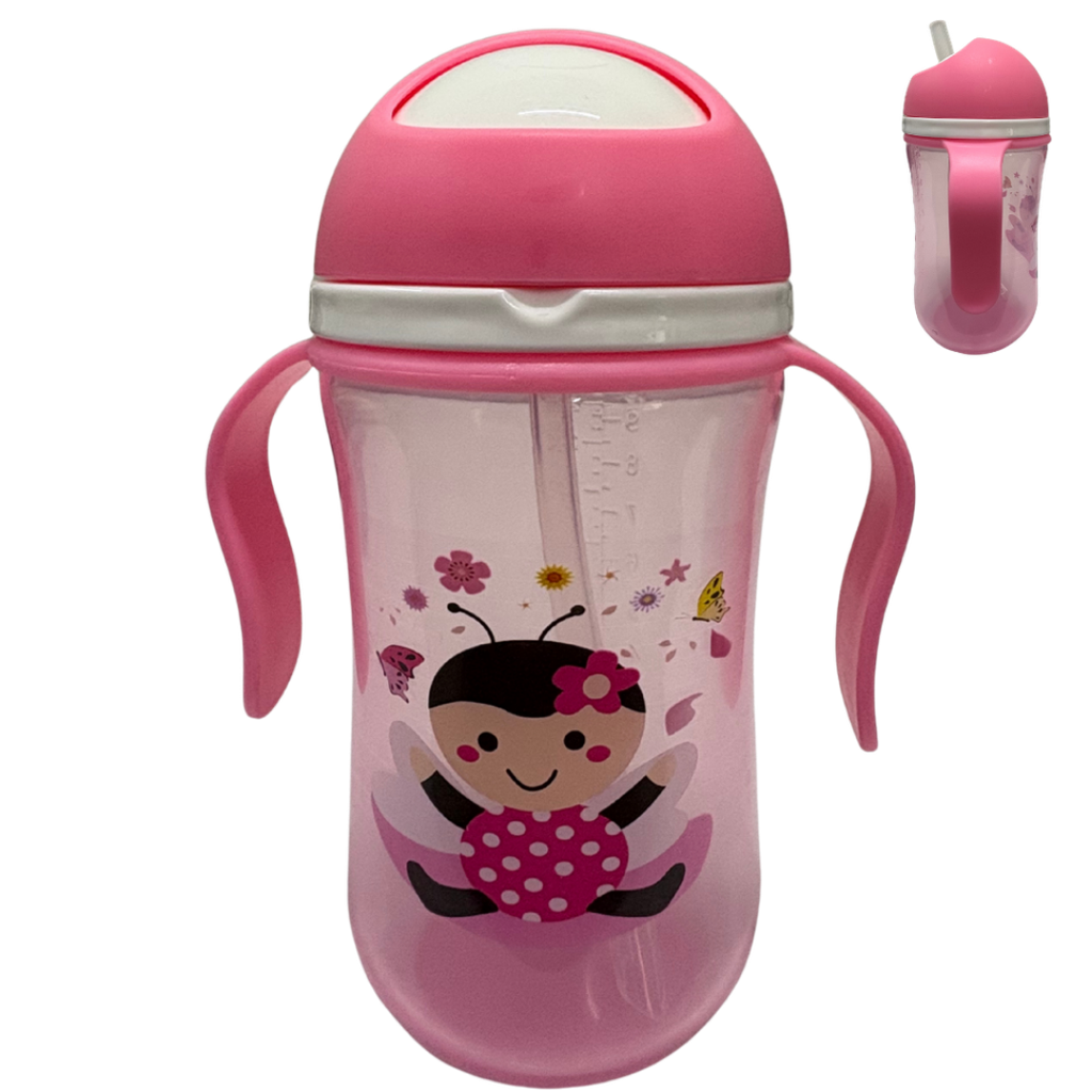ACC Vaso Pitillo 7onz 202417 6+ Mariquita Rosado