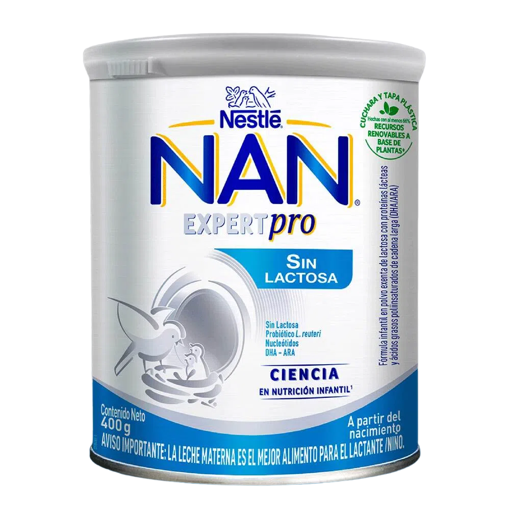 Nan Sin Lactosa x 400g Lata