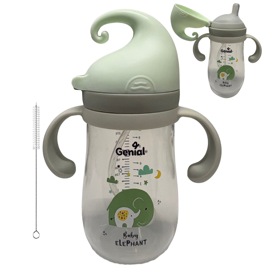 [5707] ACC Vaso Boquilla Valvula Anticolico GNWB535 11onz 6+ Elefante Verde