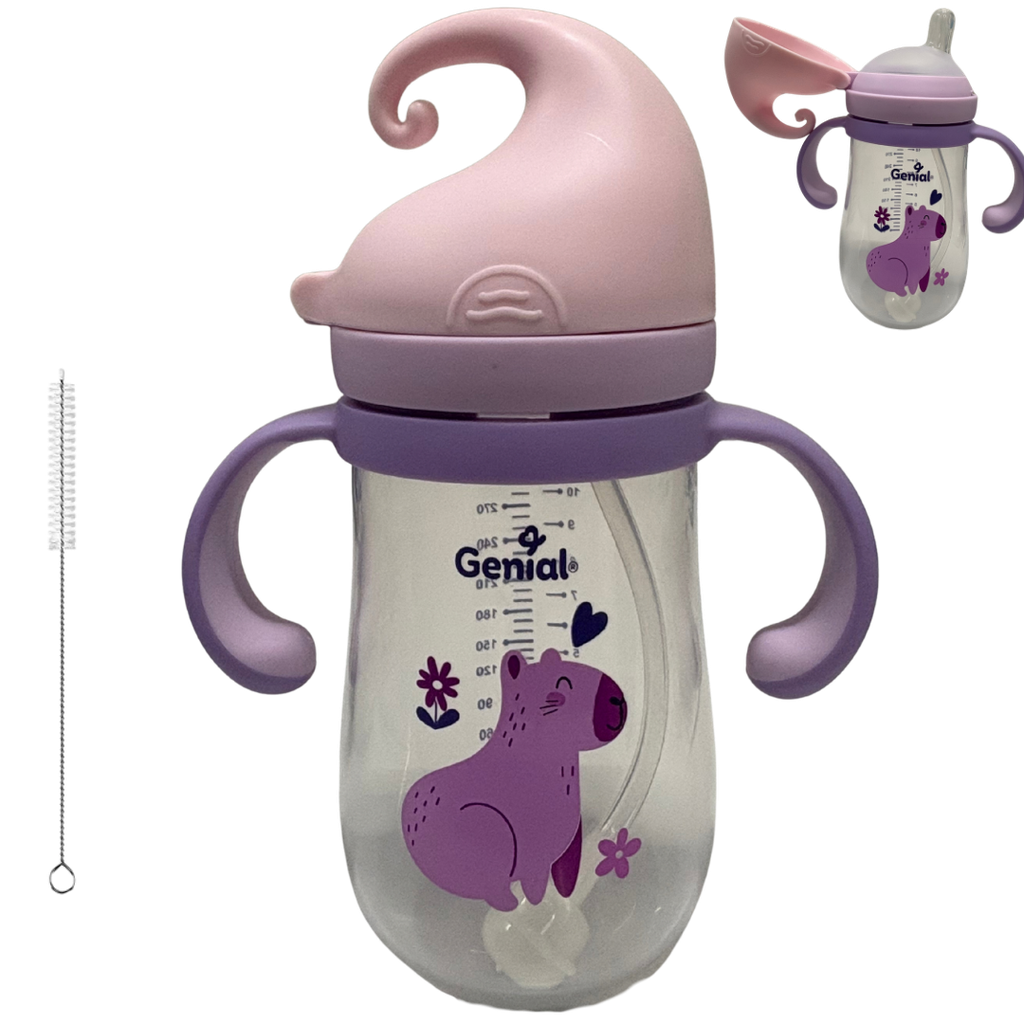 [5708] ACC Vaso Boquilla Valvula Anticolico GNWB535 11onz 6+ Capibara Rosado