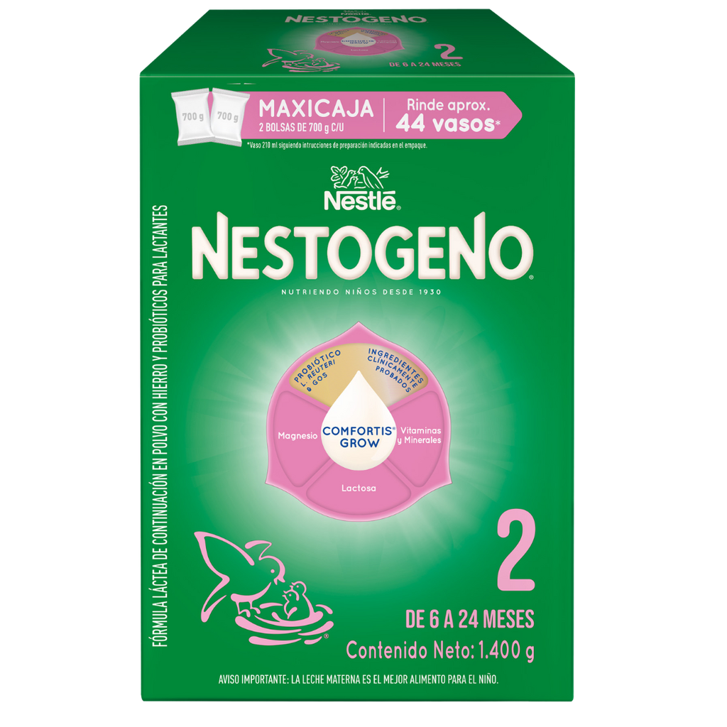 Nestogeno 2 x 1400g Caja