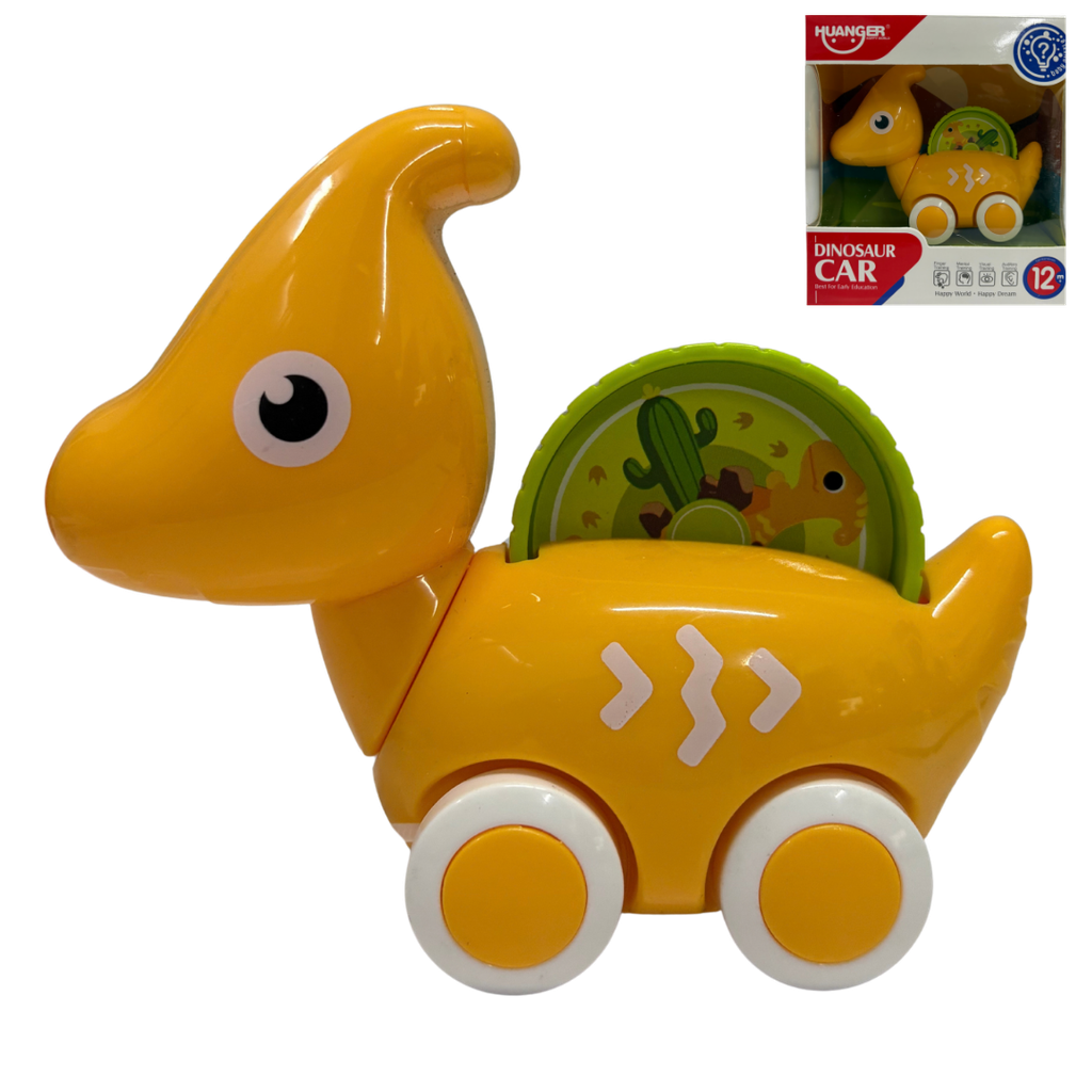 [5720] ACC Juguete Carrito HE8007 12+ Dinosaurio Amarillo