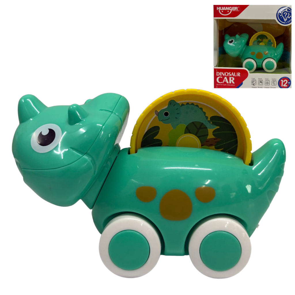 [5722] ACC Juguete Carrito HE8007 12+ Dinosaurio Verde