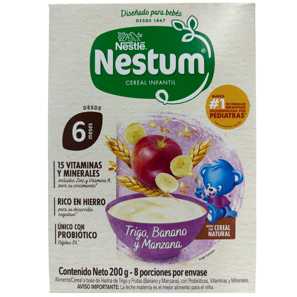 Nestum Trigo, Banano y Manzana 200g