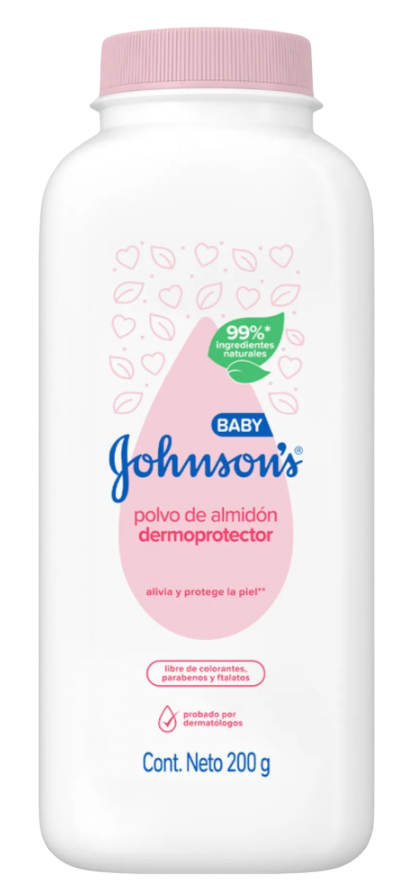 Talco Johnsons Rosado 200g