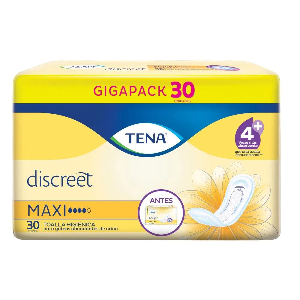 Toalla Tena Mujer Maxi *30