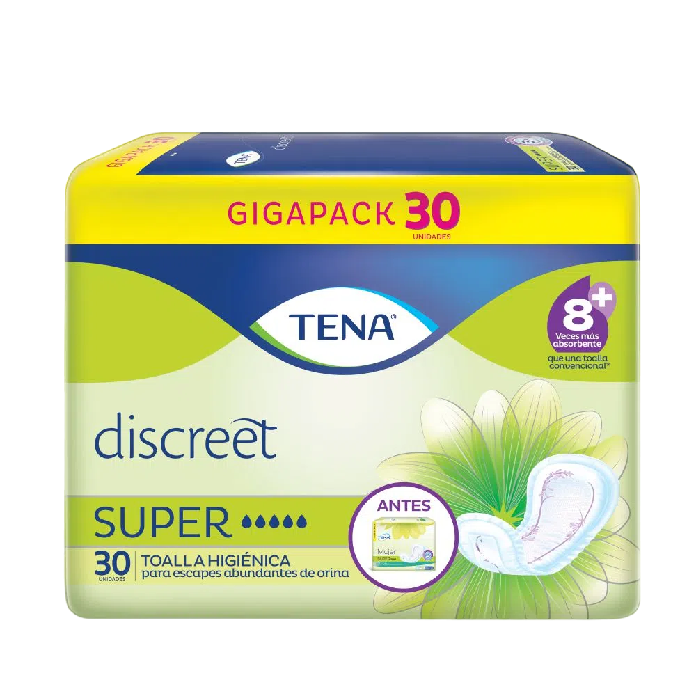 Toalla Tena Mujer Super *30