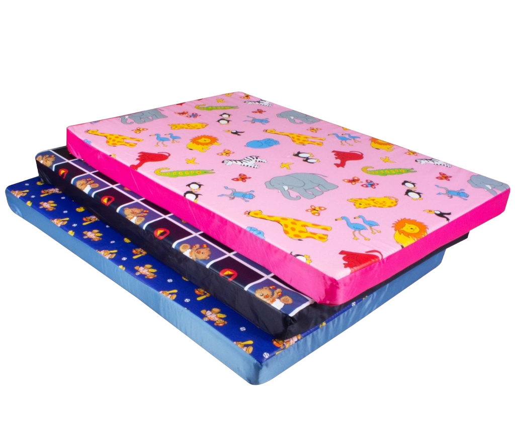 ACC 1028 COLCHONETA GRANDE SUPER ABULLONADA NIÑO 67x100x7