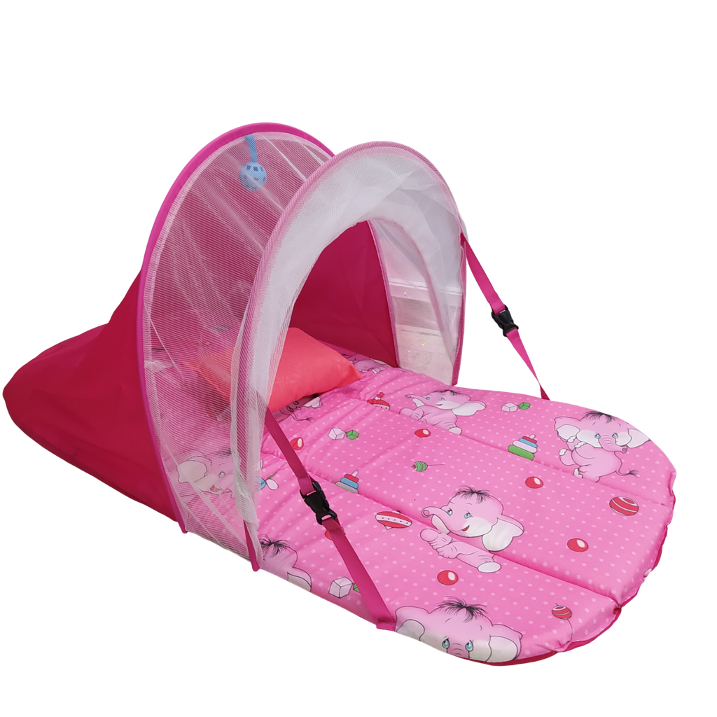 ACC 1029 COLCHONETA CON TOLDILLO CAMPING NIÑA 100x50x3