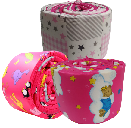 ACC 1034 PROTECTOR CUNA 4 LADOS NIÑA 100x125x25cm