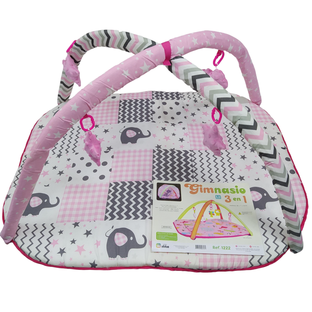 [482] ACC 1222 GIMNASIO COLCHONETA 3 EN 1 NIÑA 86x71cm