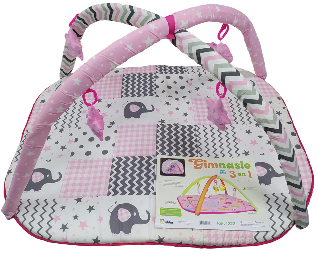 ACC 1222 GIMNASIO COLCHONETA 3 EN 1 NIÑA 86x71cm