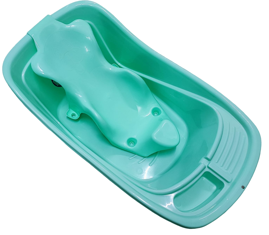 ACC BAÑERA GRANDE CON SOPORTE VERDE MANZANA