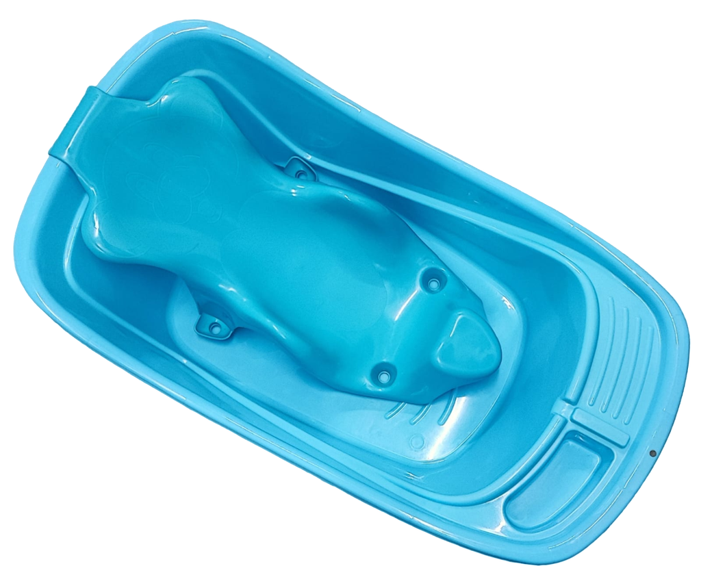 ACC BAÑERA GRANDE CON SOPORTE AZUL