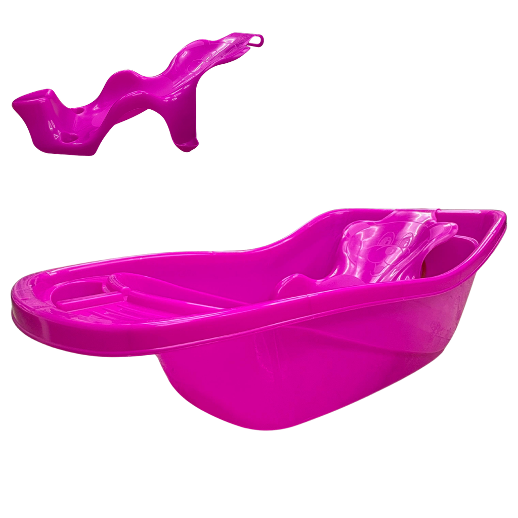 [515] ACC BAÑERA GRANDE CON SOPORTE FUCSIA