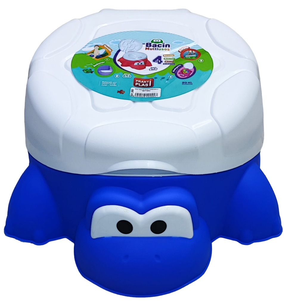 ACC BACIN MULTIUSOS TORTUGA 4 EN 1 AZUL