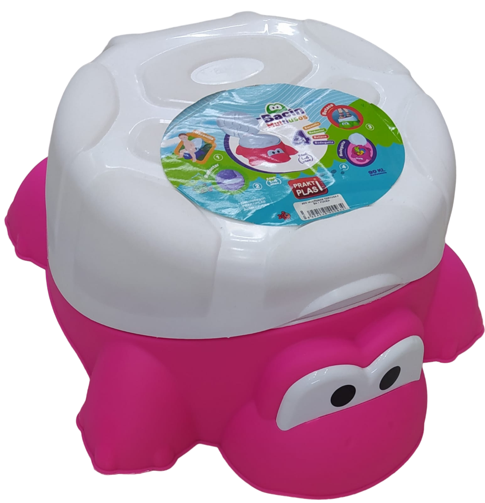 ACC BACIN MULTIUSOS TORTUGA 4 EN 1 FUCSIA