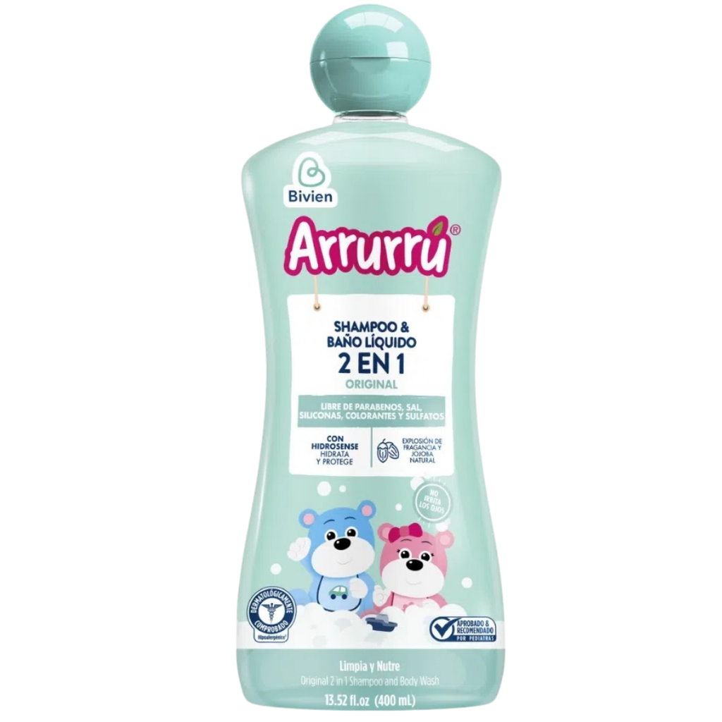 [575] Shampoo Arruru 2 en 1 Original Explosion Fragancia 400ml