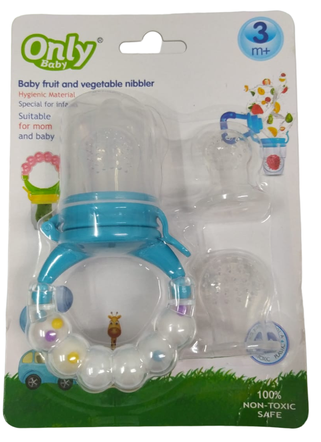 ACC Dispensador de Fruta de Silicona FZ62 Blanco/Azul