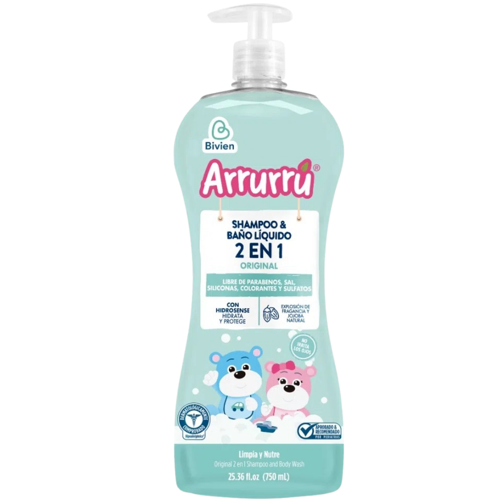 [800] Shampoo Arruru 2 en 1 Original Explosion Fragancia 750ml