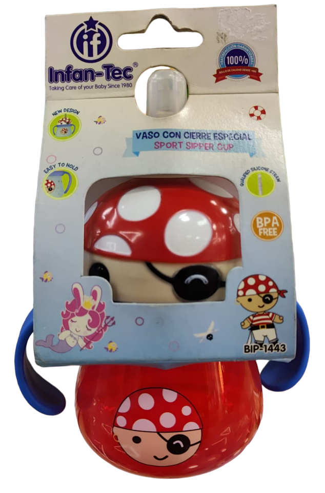ACC Vaso Pitillo BIP1443 Rojo