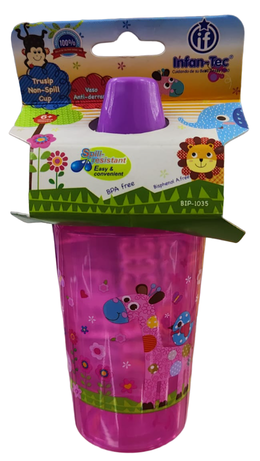 ACC Vaso Antiderrame BIP1035 Fucsia Jirafa