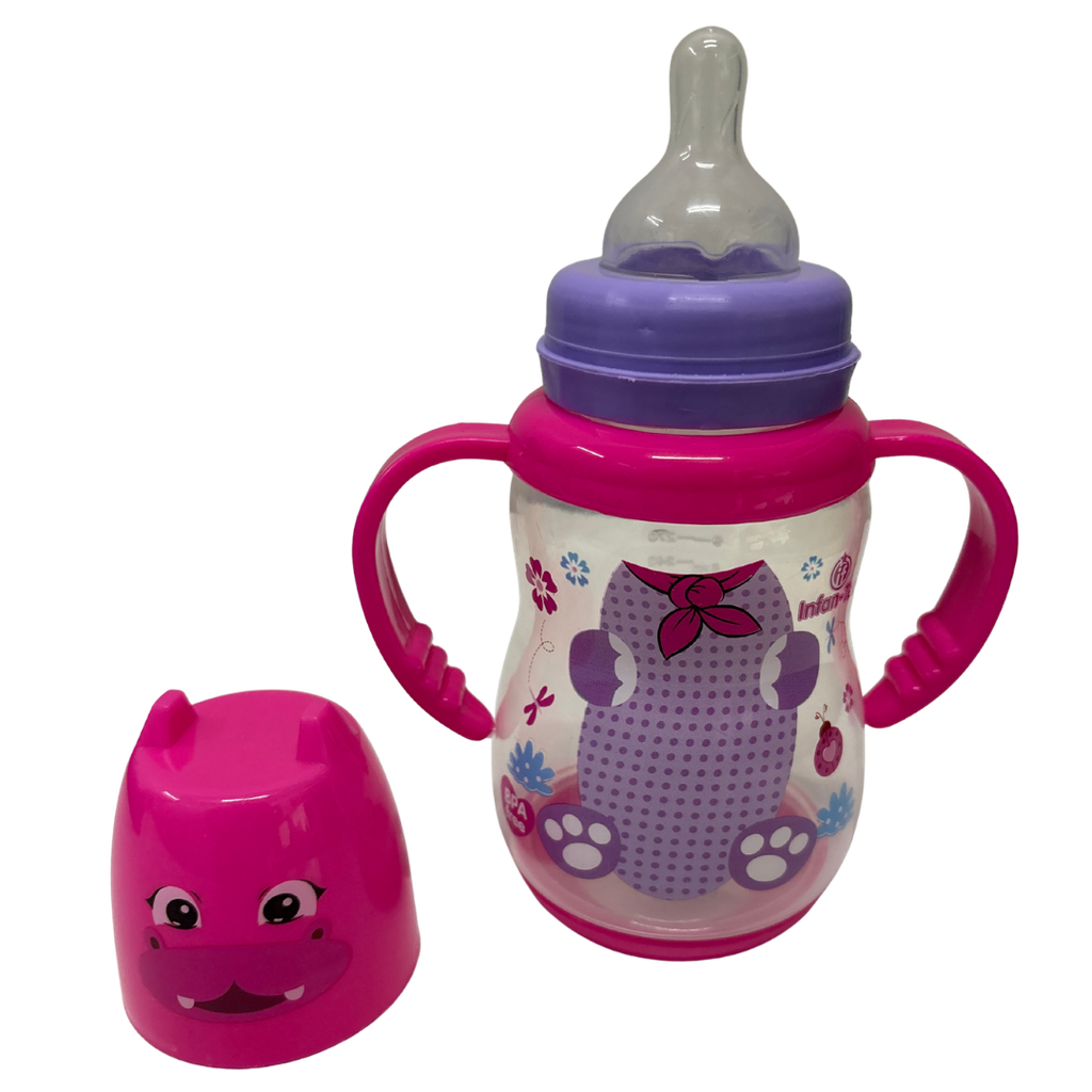 ACC Tetero 12onz BIP1505 3+ Hipopotamo Fucsia