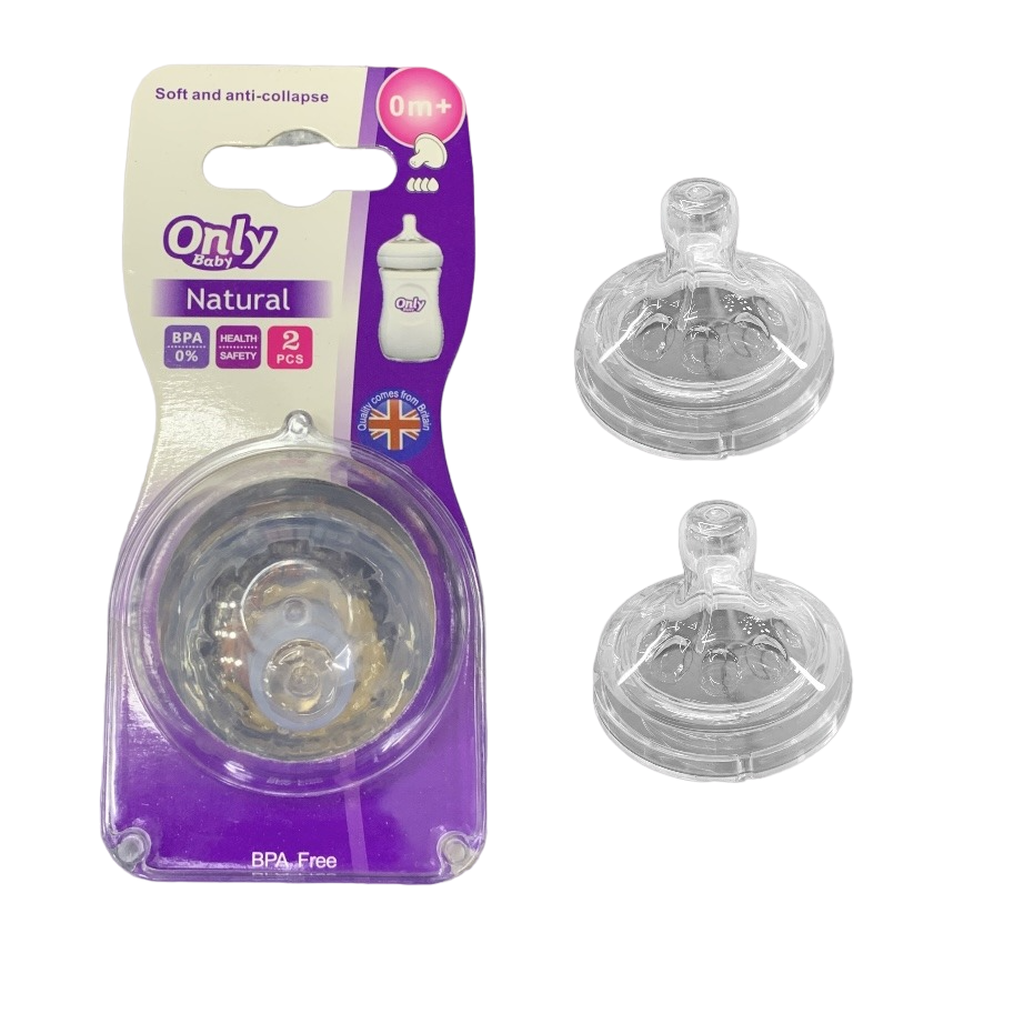 ACC Chupo Repuesto Tetero ONLY x2 Unidades A9 0m+