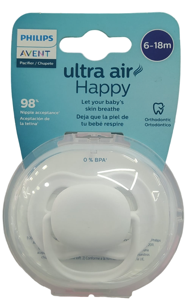 ACC Chupo Entretenedor AVENT Mamila 6-18m Blanco