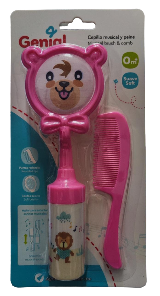 [1228] ACC Cepillo Peine GNB512 Rosado