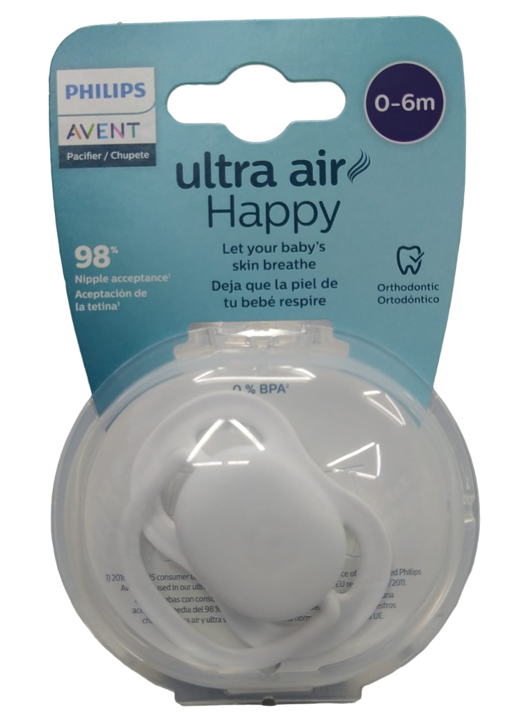 ACC Chupo Entretenedor AVENT Mamila 0-6m Blanco