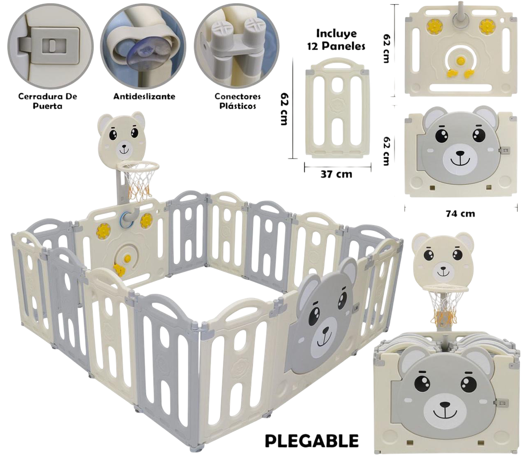 ACC Corral Plastico FCE1 Gris